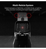 OLIGHT OSIGHT S RED DOT SIGHT, 2 MOA DOT