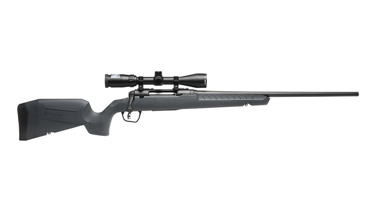 SAVAGE SAVAGE AXIS 2 XP RIFLE, 223 REM, W/ SCOPE, GREY