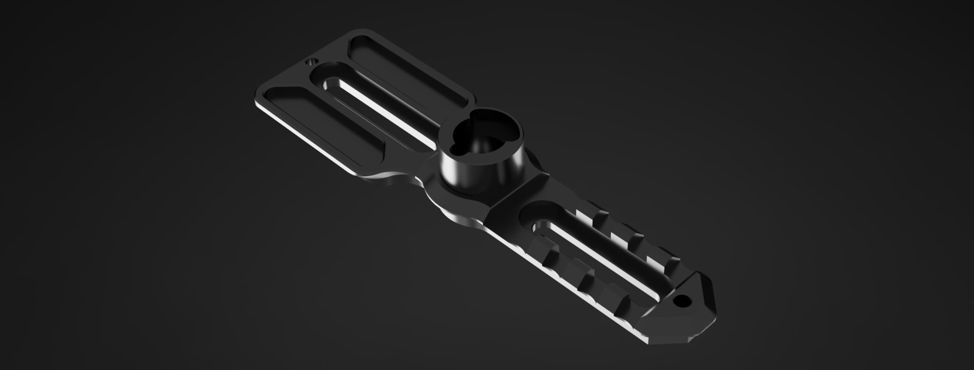 SALMON RIVER SOLUTIONS SRS THE TRINITY ARCA & PIC RAIL, 4.7", 10-32, W/ TEE NUTS