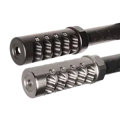 APA FAT BASTARD MUZZLE BRAKE, GEN 4, 5/8-24, 6.5MM, BLACK NITRIDE