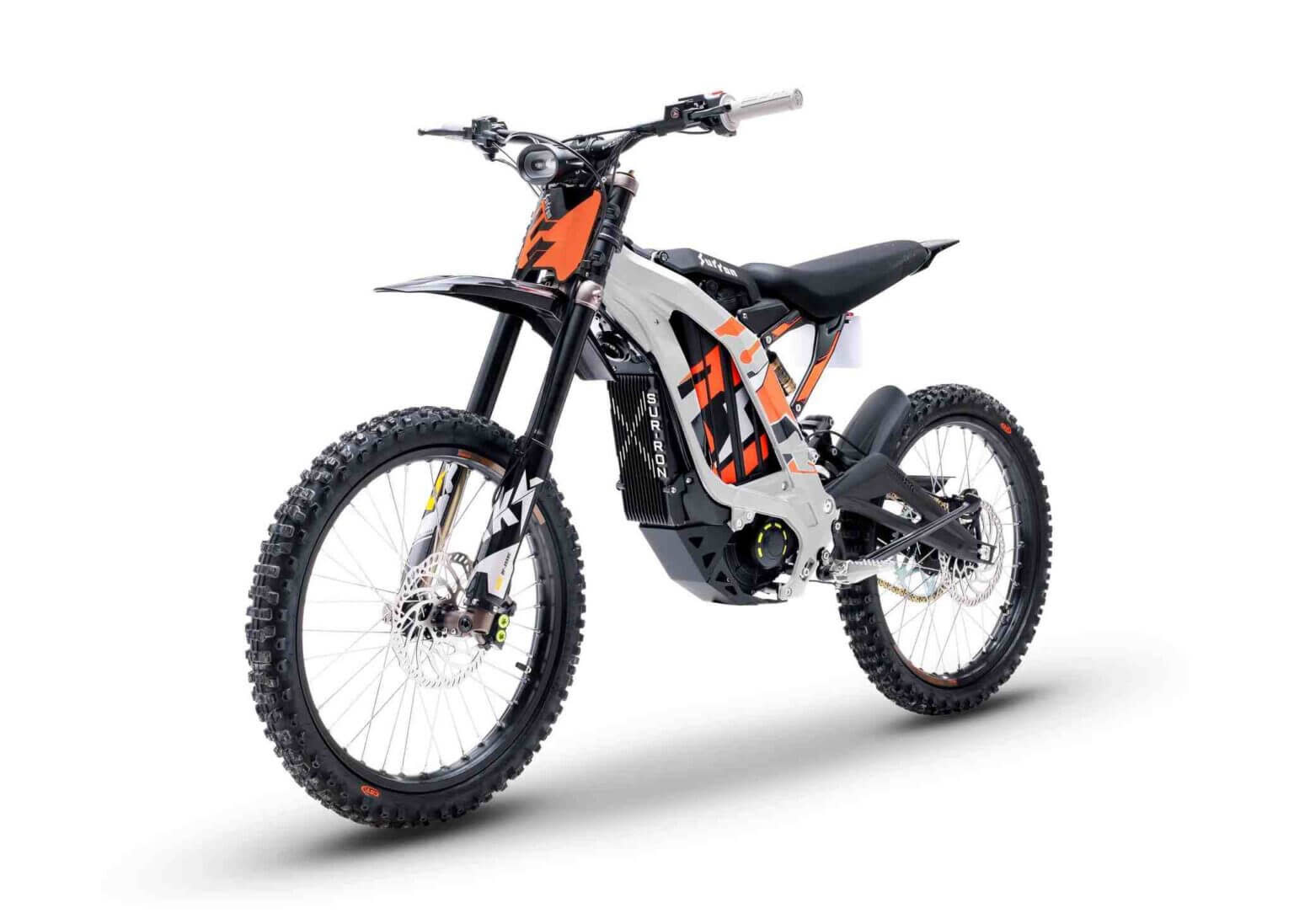 2024 SUR-RON LIGHT BEE X ELECTRIC BIKE, 60V, 6000W, 40AH, SILVER, W/ CHARGER