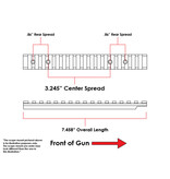 EGW EGW TIKKA T3 PICATINNY RAIL SCOPE MOUNT, 0 MOA