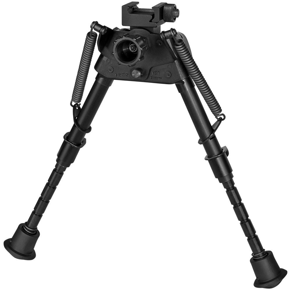 HARRIS HARRIS S-BRMP BIPOD, PICATINNY, NOTCHED LEGS, 6-9"