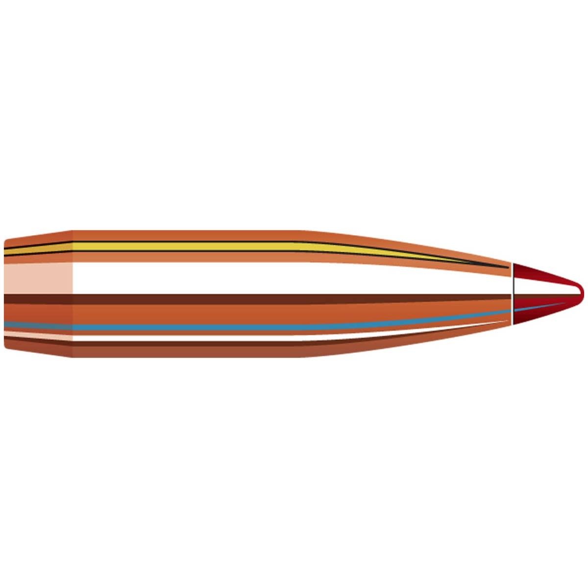 HORNADY HORNADY ELD-X RIFLE BULLETS, 243/6MM, 90 GR, 100 PACK