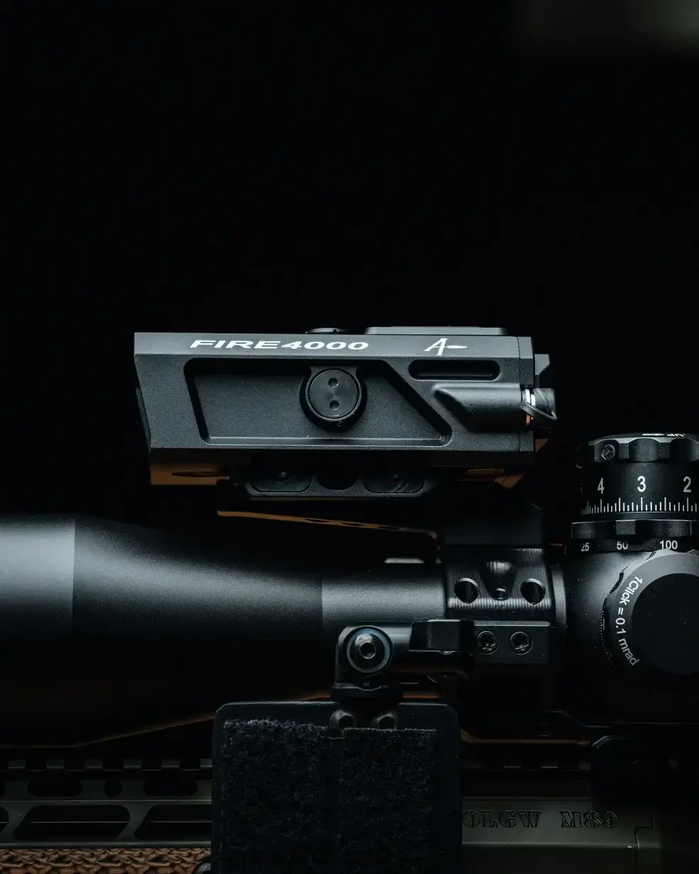 TANGOINNOS FIRE 4000 ELITE WEAPONS MOUNTED RANGEFINDER W/ BALLISTICS, BLACK