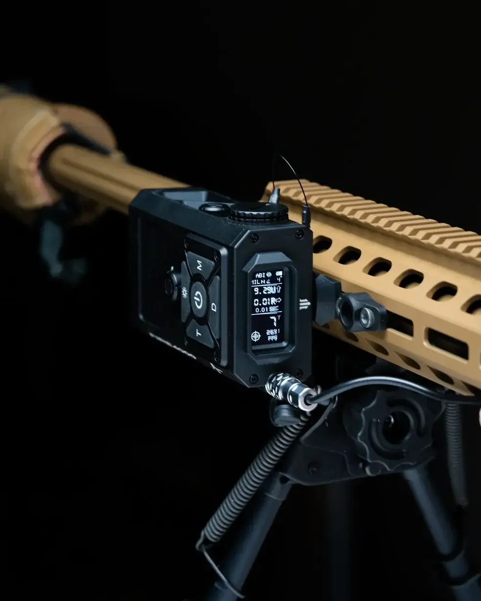 TANGOINNOS FIRE 4000 ELITE WEAPONS MOUNTED RANGEFINDER W/ BALLISTICS, BLACK