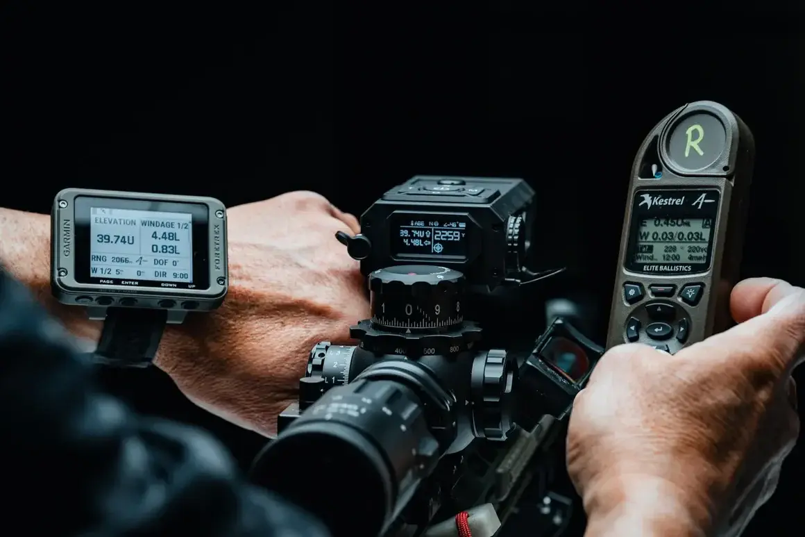 TANGOINNOS FIRE 4000 ELITE WEAPONS MOUNTED RANGEFINDER W/ BALLISTICS, BLACK