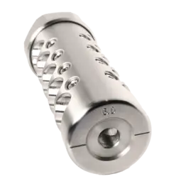 APA FAT BASTARD MUZZLE BRAKE, GEN 4, 5/8-24, .30 CAL, STAINLESS