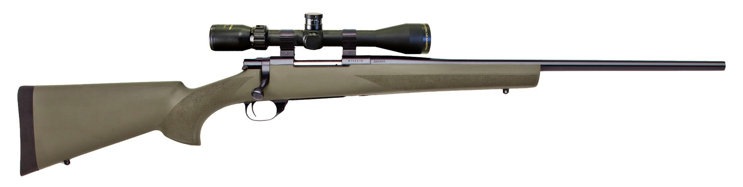 HOWA HOWA M1500 GAMEPRO GEN 2 RIFLE, 243 WIN, 22" BARREL, 1/2-28, W/ 4-12X40 SCOPE, GREEN STOCK