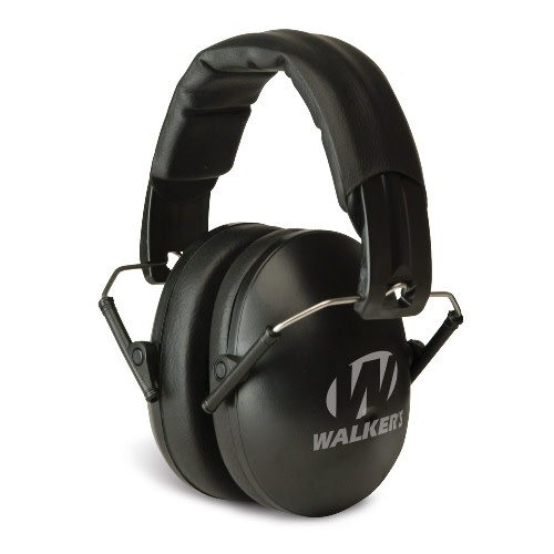 WALKERS WALKERS GAME EAR FOLDING EAR MUFF, YOUTH & WOMEN, BLACK