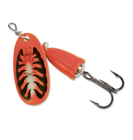 BLUE FOX BLUE FOX CLASSIC VIBRAX SPINNER LURE, 1/8OZ, RED TIGER