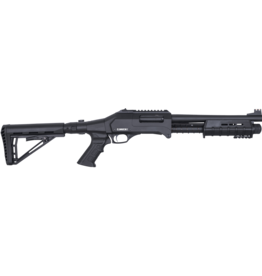 CANUCK CANUCK FOLDING ENFORCER 2 PUMP SHOTGUN, 12 GA, 3", 12" BARREL, BLACK