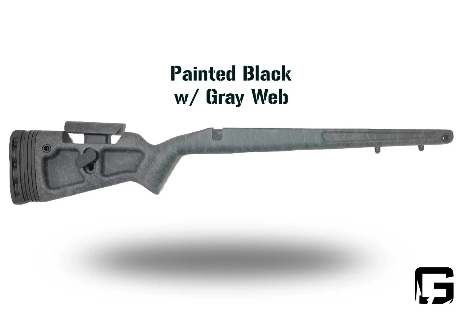 GRAYBOE EAGLE PRO STOCK, REMINGTON 700 & CLONES, LA, RH, M5, BLACK W/ GRAY WEB