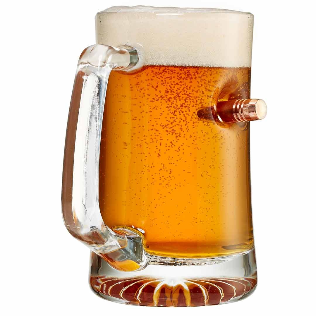 BENSHOT BULLETPROOF BEER MUG, 50 BMG, 24 OZ