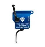 TRIGGERTECH TRIGGERTECH ROUGH DIAMOND TRIGGER, REMINGTON 700 RIFLE, RH, W/O BOLT RELEASE, BLACK, FLAT