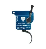TRIGGERTECH TRIGGERTECH ROUGH DIAMOND TRIGGER, REMINGTON 700 RIFLE, LH, W/O BOLT RELEASE, BLACK, PRO CURVE