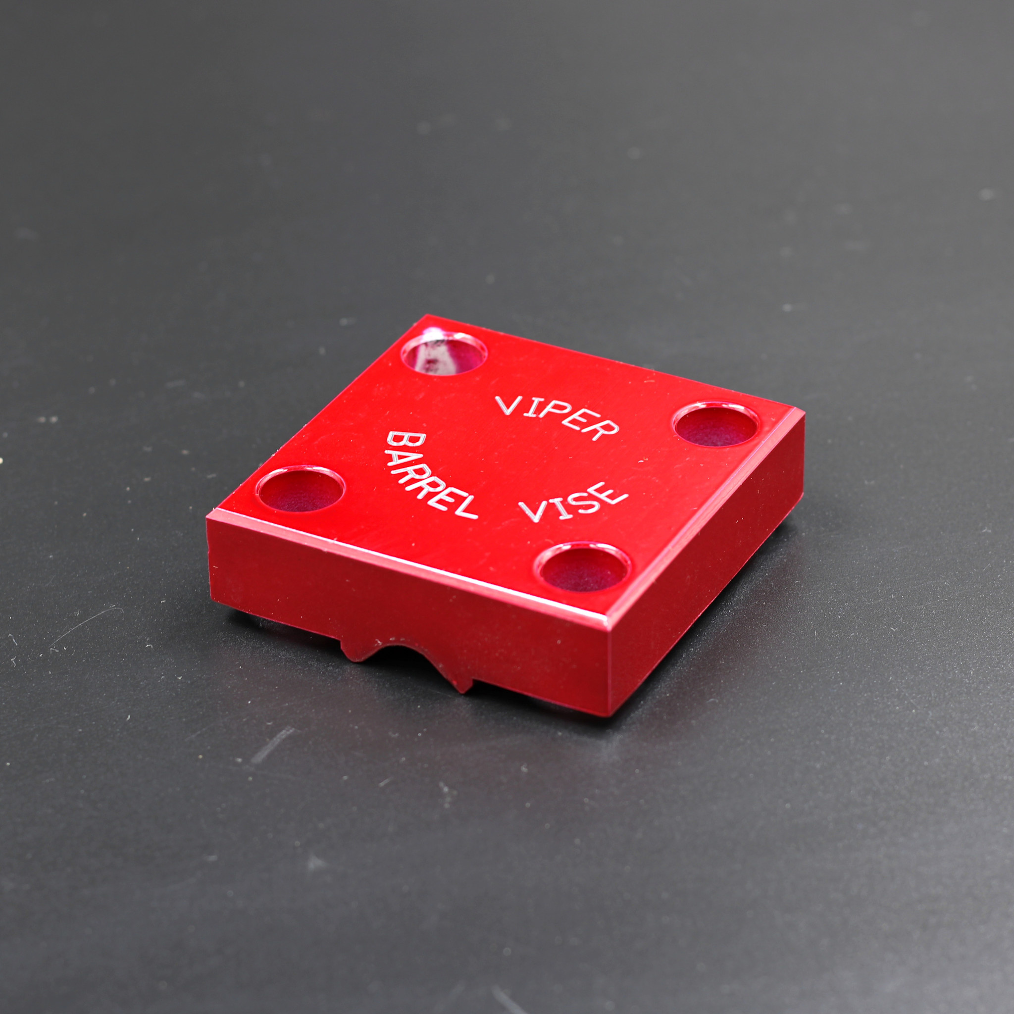 VIPER INTERNATIONAL BENCH REST BARREL VISE TOP, RIMFIRE/SPORTER, ALUMINUM