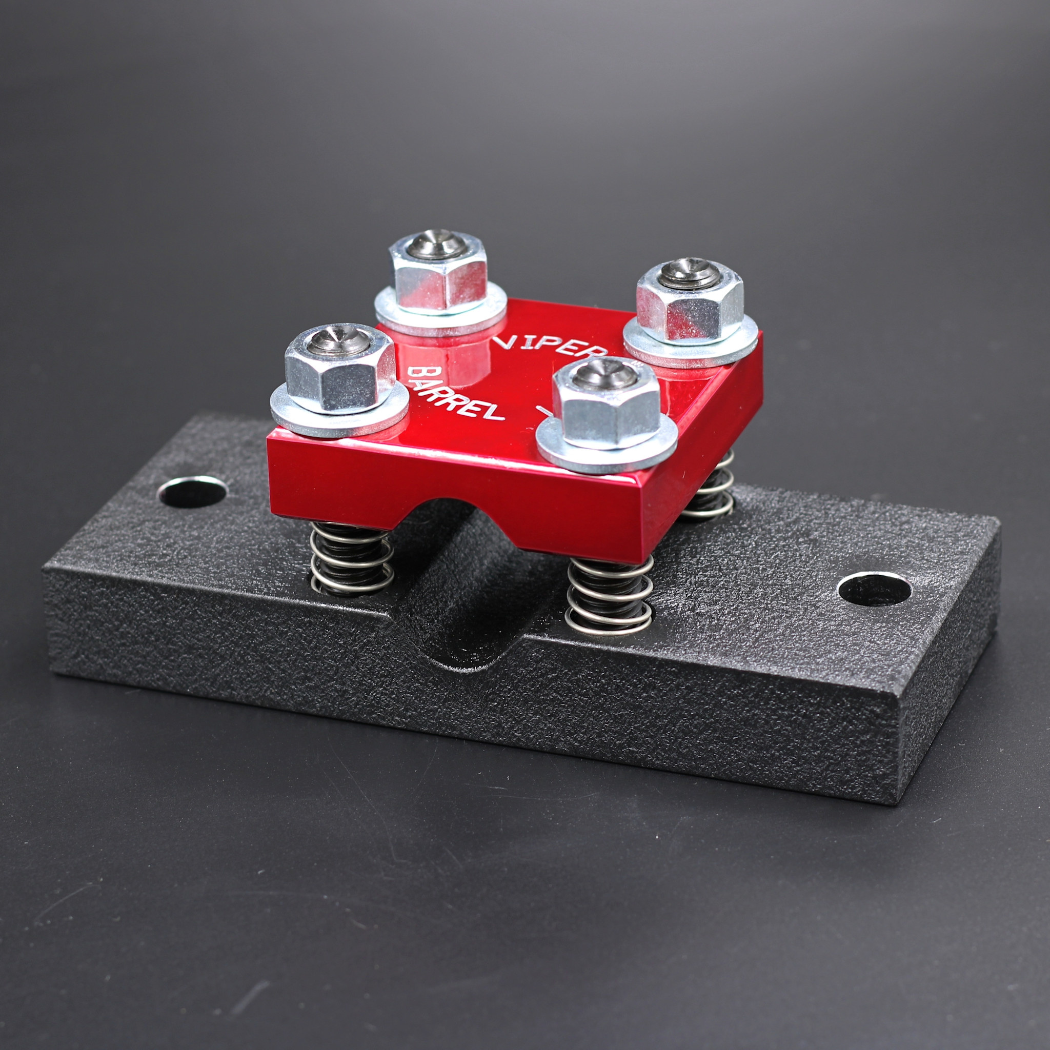 VIPER INTERNATIONAL BENCH REST BARREL VISE, STANDARD TOP, ALUMINUM