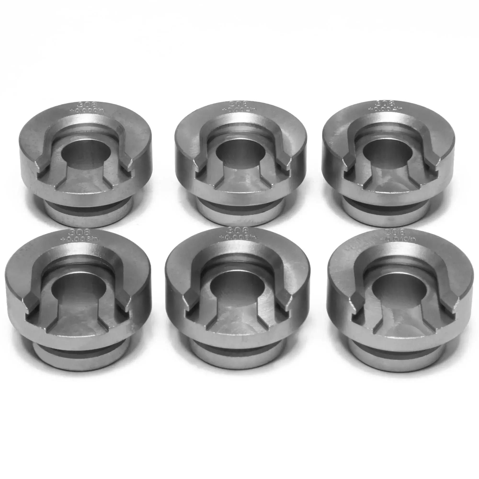 DERRACO ENGINEERING PRECISION INCREMENT SHELL HOLDER SET, 6 PC, MAG