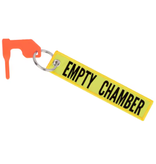 ENGAGE PRECISION ENGAGE PRECISION TACTICAL CHAMBER FLAG, ORANGE, W/ YELLOW/GREEN EMPTY CHAMBER TAG