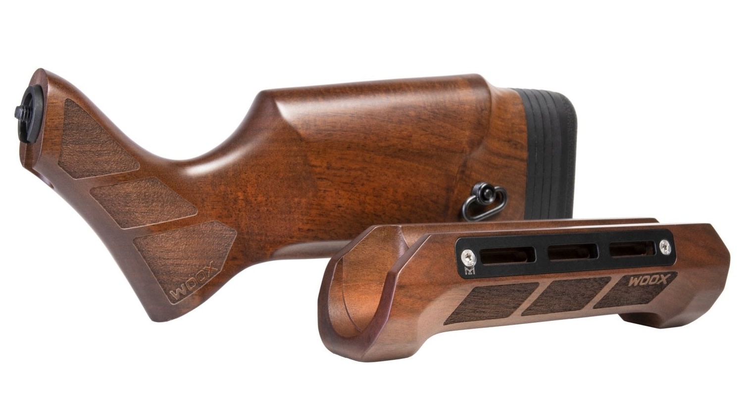 WOOX GLADIATORE STOCK & FORE END KIT, MOSSBERG 88/500/590, 6-3/4" ACTION TUBE