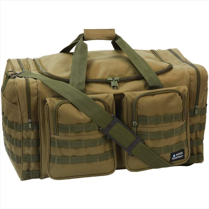 MAXAM MAXAM EXTREME PAK TACITCAL TOTE DUFFLE BAG, OD GREEN