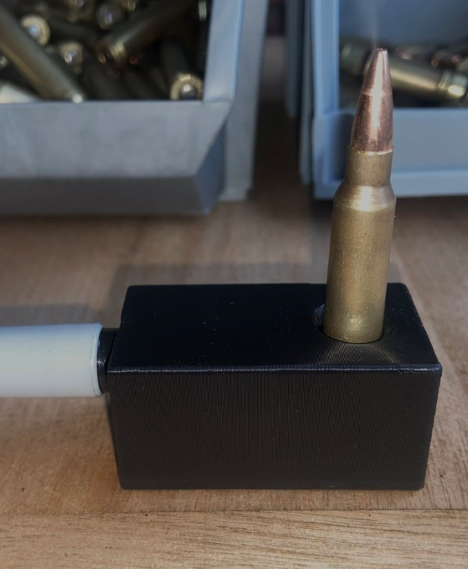 PR SHOOTING SOLUTIONS BRASS MARKER, 308, BLACK