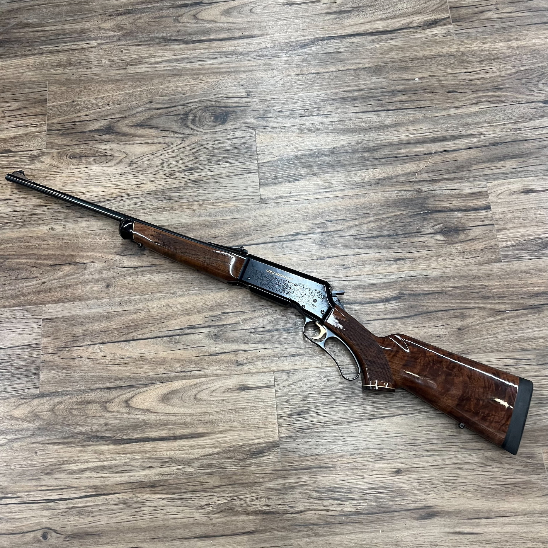 BROWNELLS BROWNING BLR GOLD MEDALION RIFLE, .308 WIN, PISTOL GRIP, PRE-OWNED