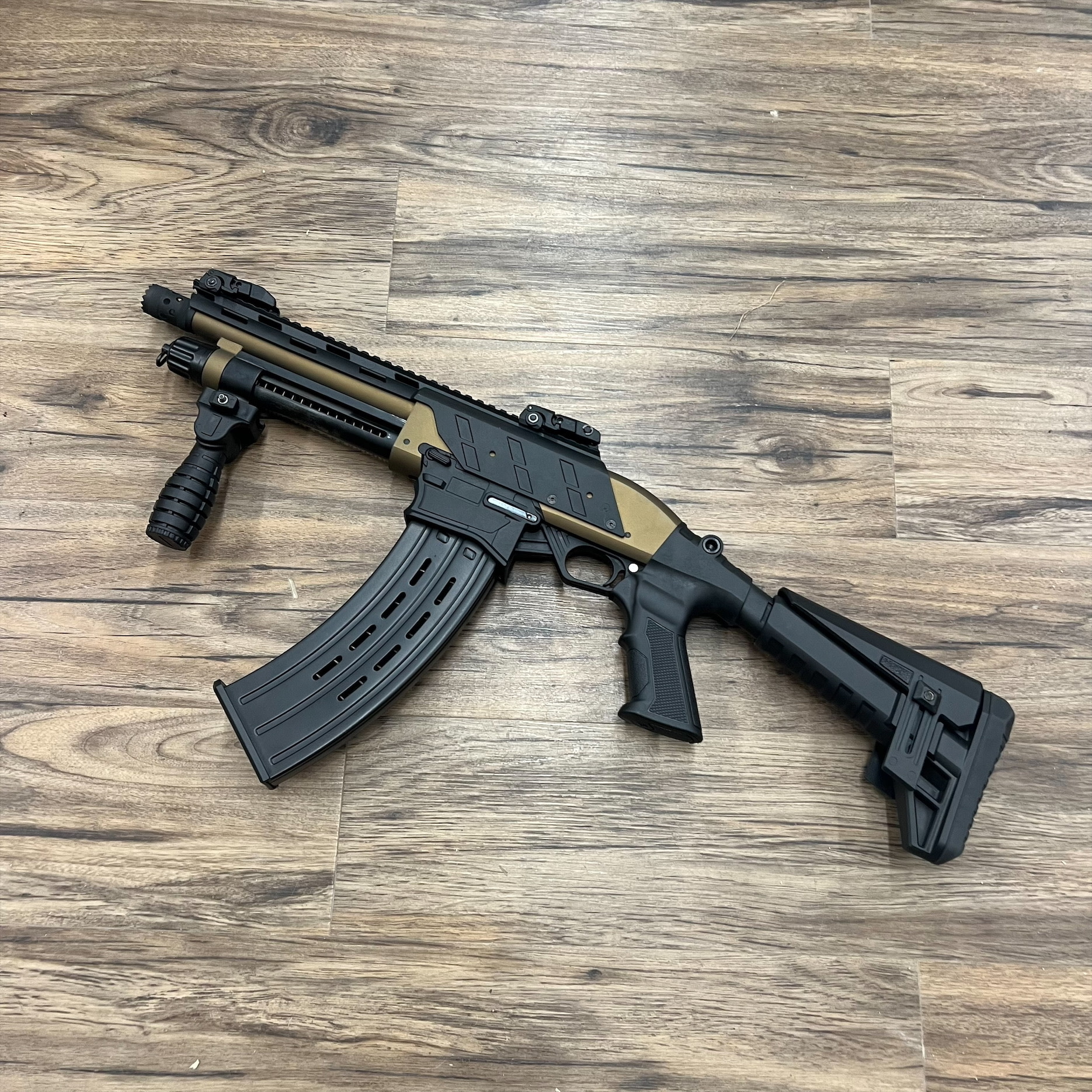 FEDERATION FIREARMS SPM-12 PUMP SHOTGUN, 12 GA, 9" BARREL, BURNT BRONZE, PRE-OWNED