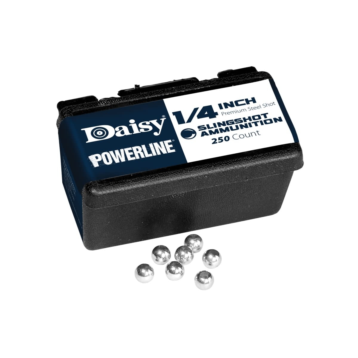 DAISY DAISY POWERLINE SLINGSHOT AMMUNITION, 1/4 INCH, 250 PACK