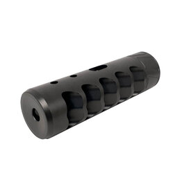 SPEARHEAD MACHINE 5 PORT JUNCTION SELF TIMING MUZZLE BRAKE, 5/8-24, .223/6MM, BLACK NITRIDE