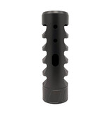 SPEARHEAD MACHINE 5 PORT JUNCTION SELF TIMING MUZZLE BRAKE, 5/8-24, .223/6MM, BLACK NITRIDE
