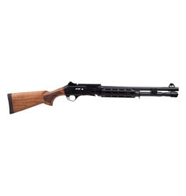 EGE PANZER ARMS M4 SPEED PRO SHOTGUN, 12GA, 3", 18.6" BARREL, BLACK, WOOD STOCK
