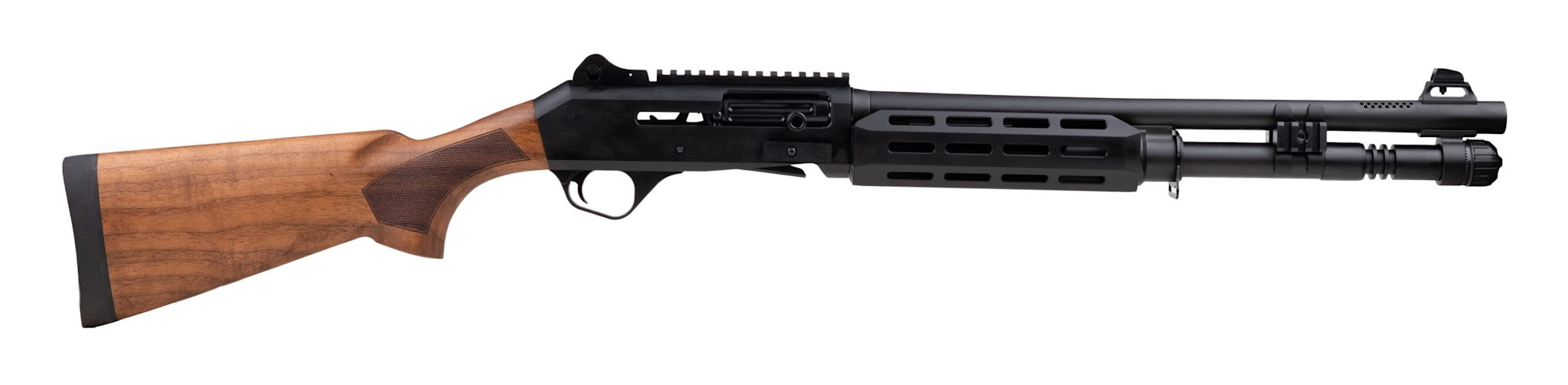 EGE PANZER ARMS M4 SPEED PRO SHOTGUN, 12GA, 3", 18.6" BARREL, BLACK, WOOD STOCK