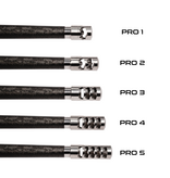 SALMON RIVER SOLUTIONS SRS TI PRO 3 SELF TIMING MUZZLE BRAKE, 6.5MM, 5/8-24, .860", .860" NUT, POLISHED