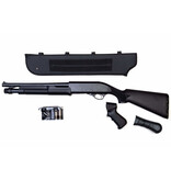 CHURCHILL CHURCHILL 612 TORSO PUMP SHOTGUN, 12GA, 3”, 15” BARREL, W/ PISTOL GRIP & SCABBARD, BLACK