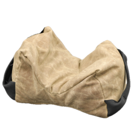 EH TACTICAL GEAR THE STANDARD MID-SIZE SHOOTING BAG, HEAVY GLASS FILL, RIPSTOP, TAN