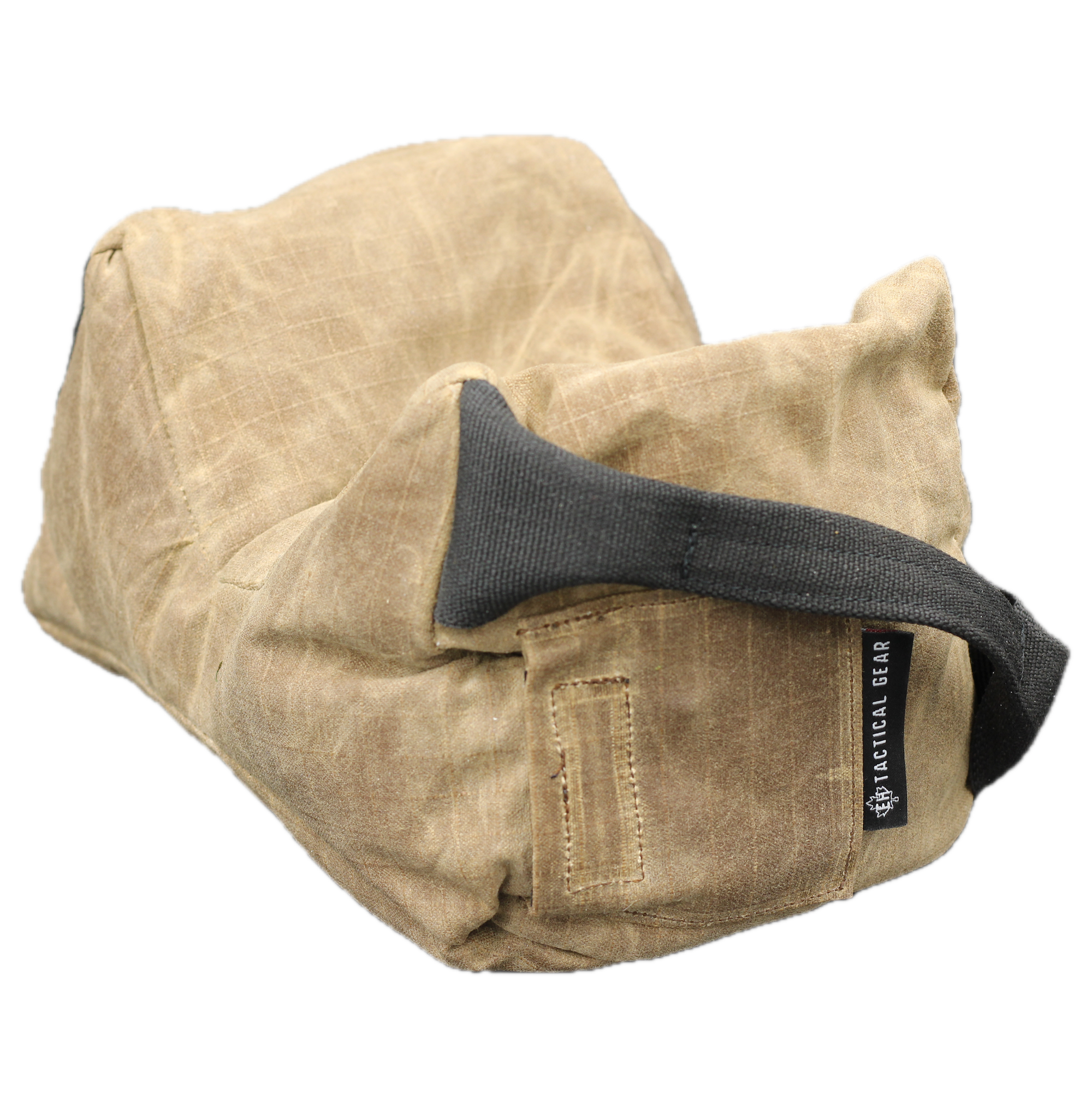 EH TACTICAL GEAR THE STANDARD MID-SIZE SHOOTING BAG, HEAVY GLASS FILL, RIPSTOP, TAN