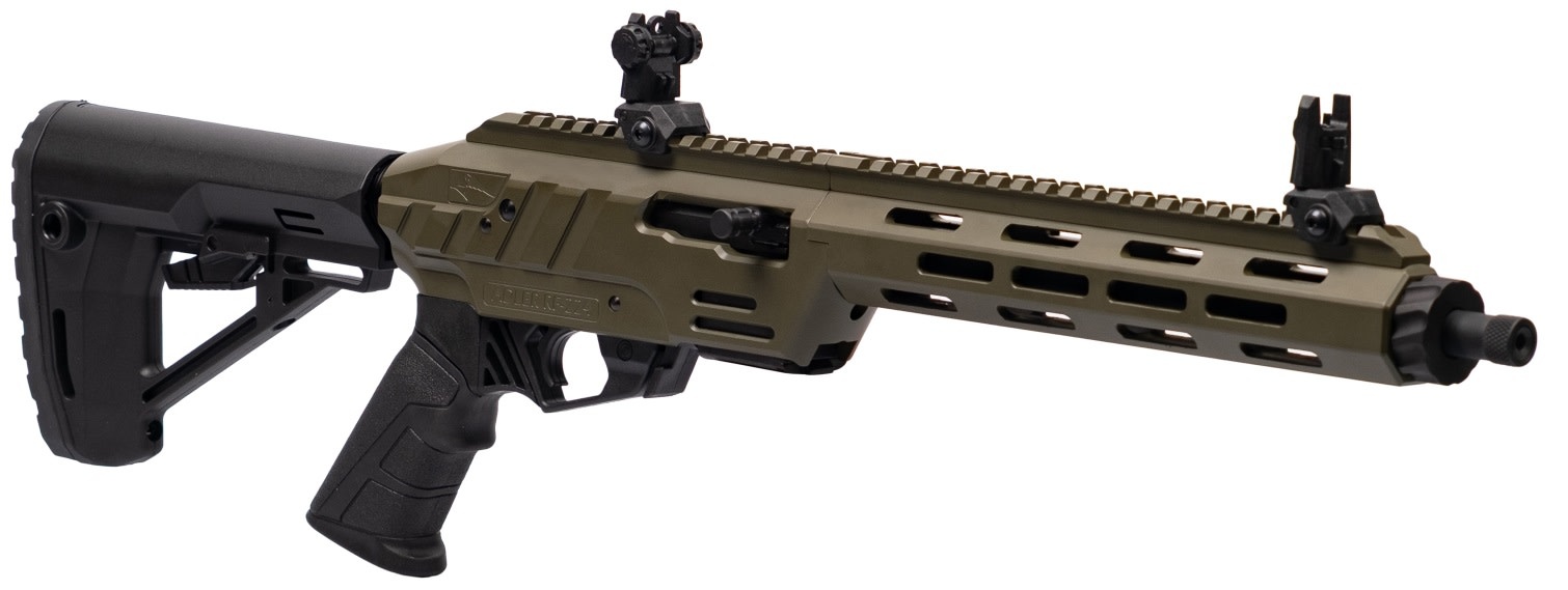 ADLER ARMS RF224 TACTICAL SEMI AUTO RIFLE, 22 LR, 11.7" BARREL, OD GREEN