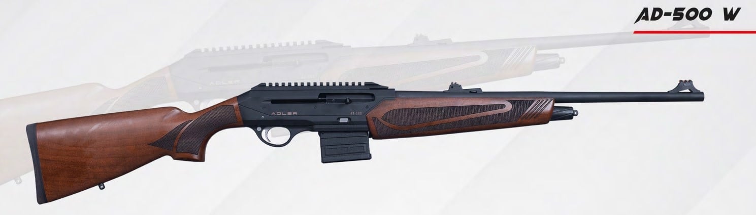 ADLER ARMS AD500 SEMI-AUTO RIFLE, 308 WIN, WALNUT STOCK