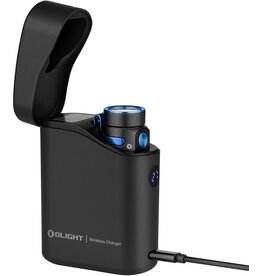 OLIGHT BATON 4 EDC FLASHLIGHT, 1300 LUMENS, PREMIUM, W/ CHARGING CASE, BLACK