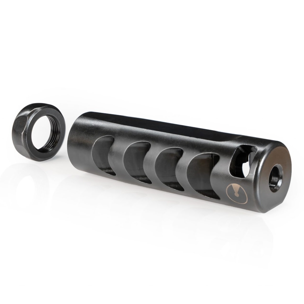 ULTRADYNE ULTRADYNE USA APOLLO LR COMPENSATOR MUZZLE BRAKE, .875" NUT, 7MM, 5/8X24