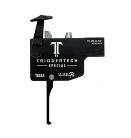 TRIGGERTECH TRIGGERTECH SPECIAL TRIGGER, TIKKA RIFLE, RH, BLACK, FLAT TRIGGER