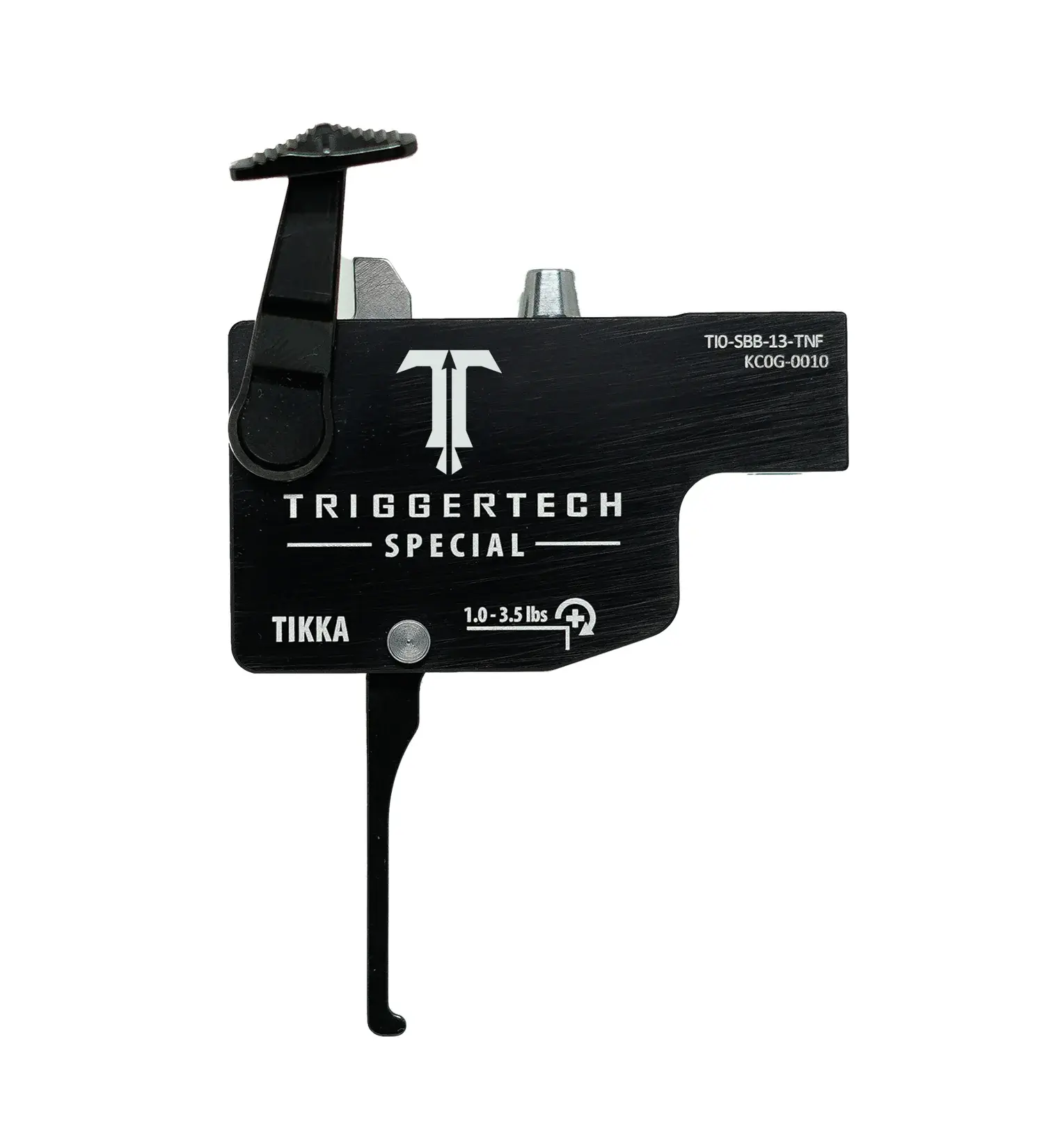 TRIGGERTECH TRIGGERTECH SPECIAL TRIGGER, TIKKA RIFLE, RH, BLACK, FLAT TRIGGER