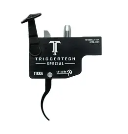 TRIGGERTECH TRIGGERTECH SPECIAL TRIGGER, TIKKA RIFLE, RH, BLACK, PRO CURVED TRIGGER