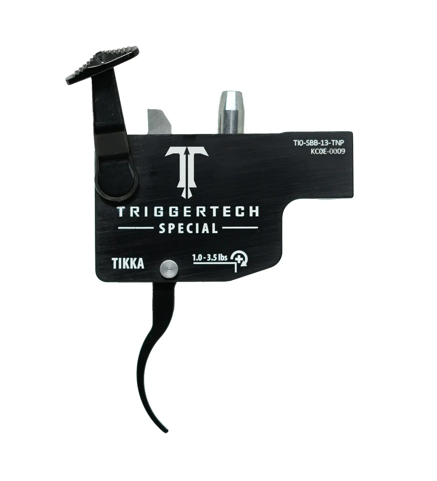 TRIGGERTECH TRIGGERTECH SPECIAL TRIGGER, TIKKA RIFLE, RH, BLACK, PRO CURVED TRIGGER