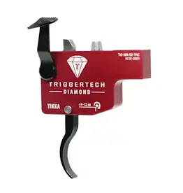 TRIGGERTECH TRIGGERTECH DIAMOND TRIGGER, TIKKA RIFLE, RH, BLACK, PRO CURVED TRIGGER
