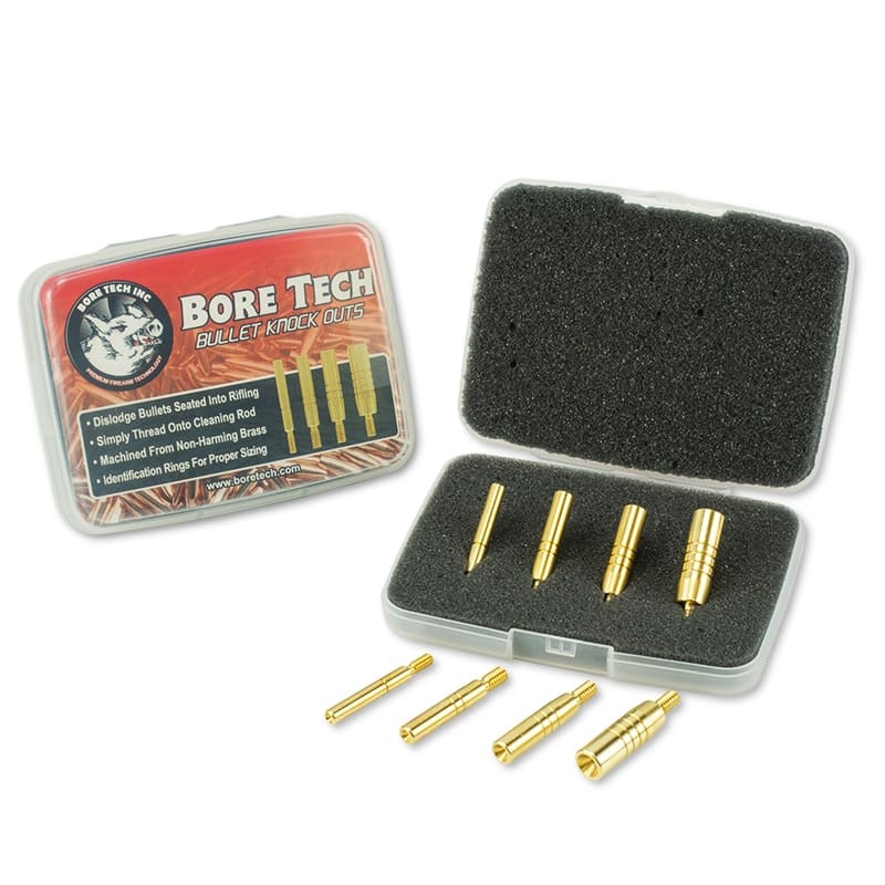 BORE TECH BULLET KNOCK-OUT SET, .17 - .50 CAL