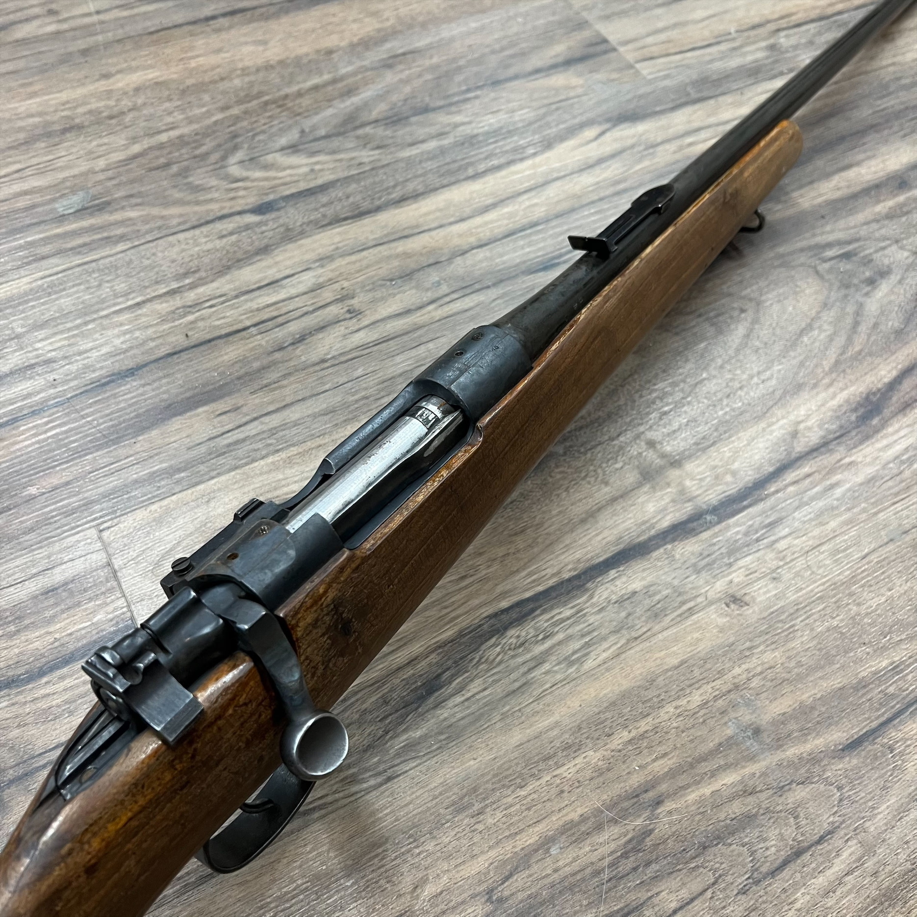 GLOBE MODEL 888 RIFLE, .308 WIN, WOOD STOCK, PRE-OWNED, SOLD AS IS