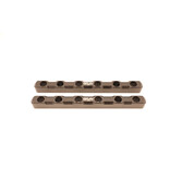 GRAY OPS CNC MPA MATRIX SIDE RAIL WEIGHT KIT, STEEL, PAIR